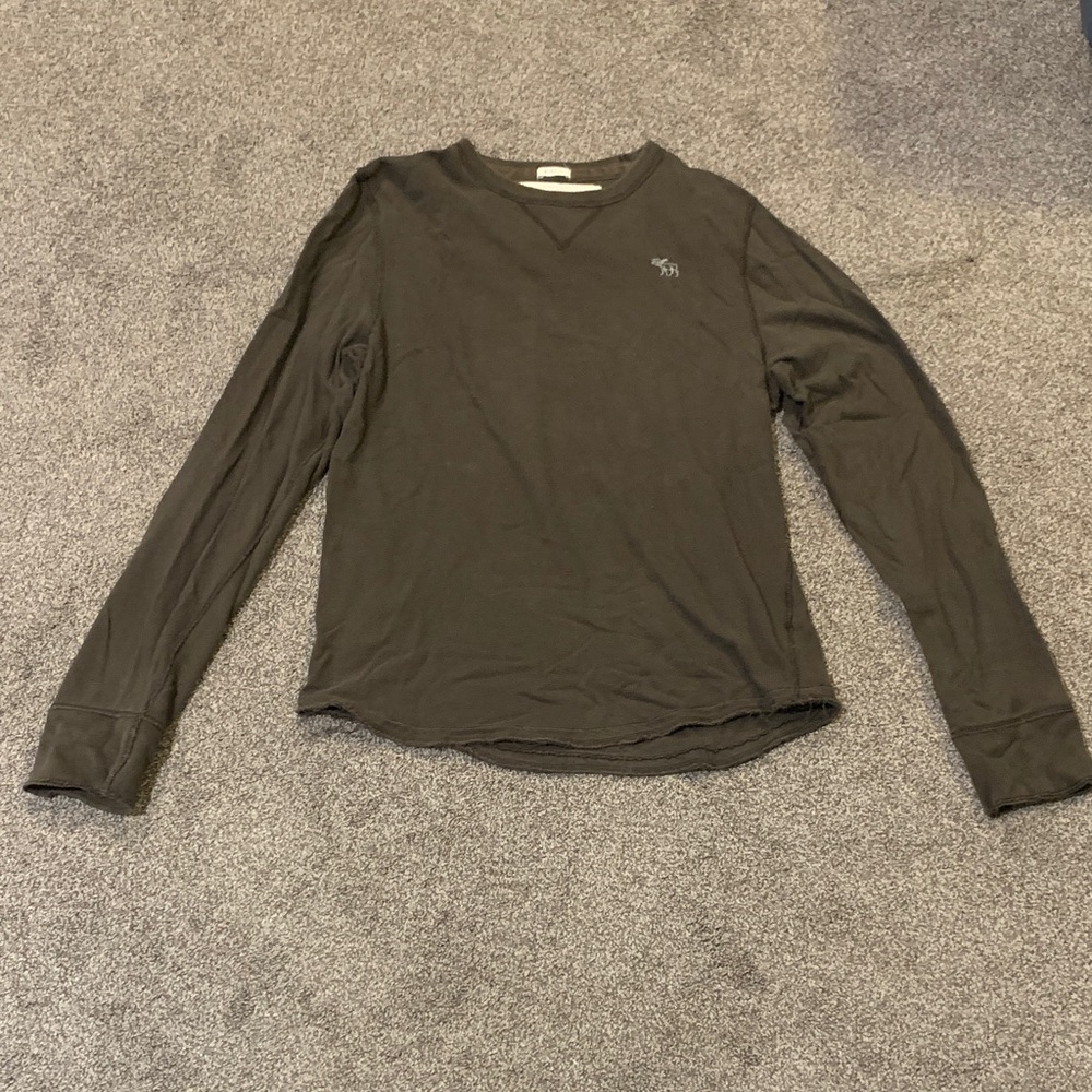 Men's Brown Long Sleeve Shirt